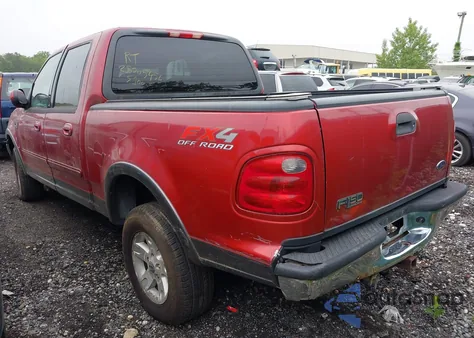 2002 Ford F-150 Lariat/Xlt from USA, damaged, VIN 1FTRW08L02KA74708